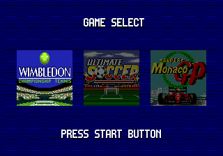 Sega Sports 1 Title Screen